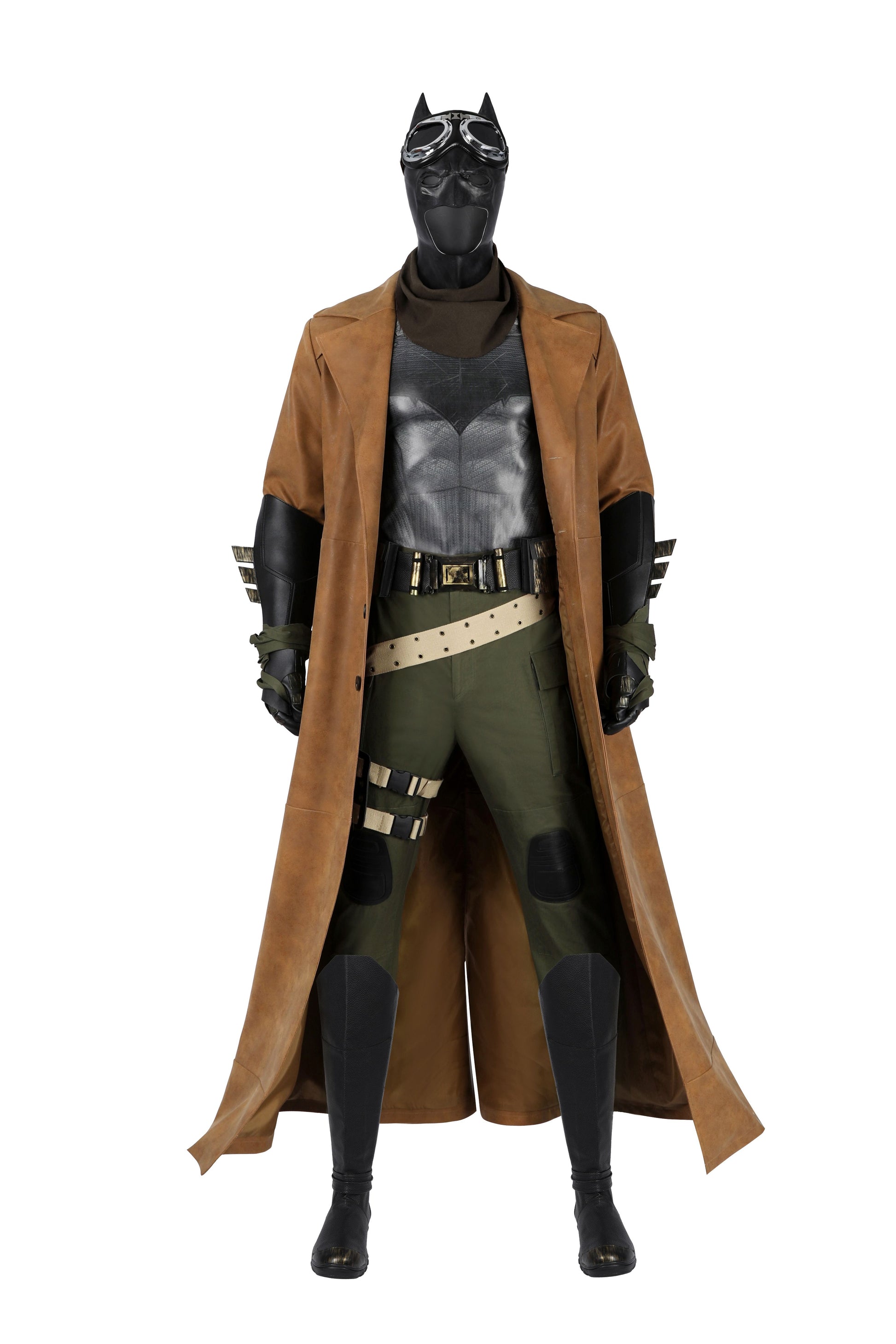 Bruce Wayne Cosplay Kostuum Bruin Outfit