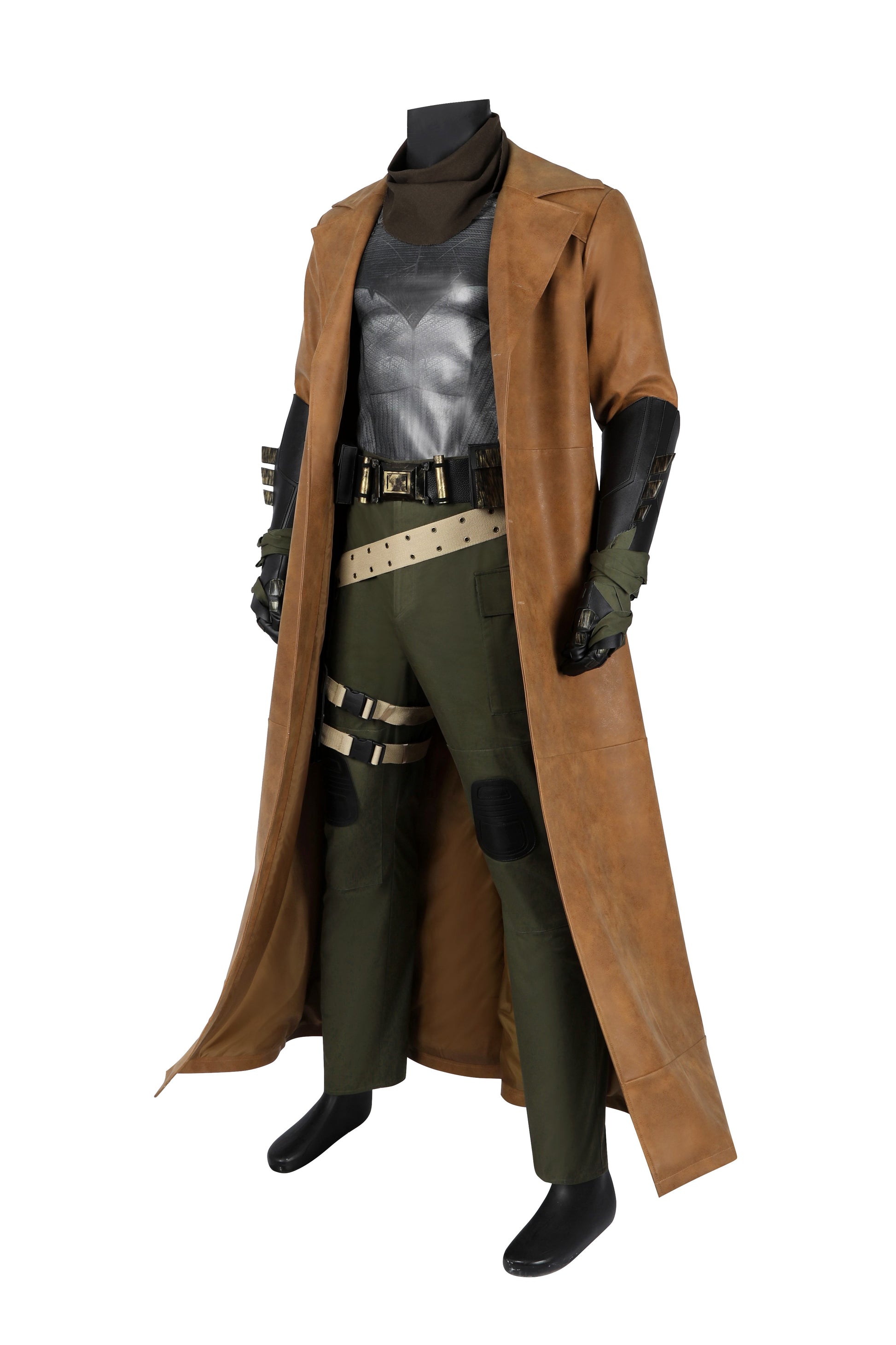 Bruce Wayne Cosplay Kostuum Bruin Outfit