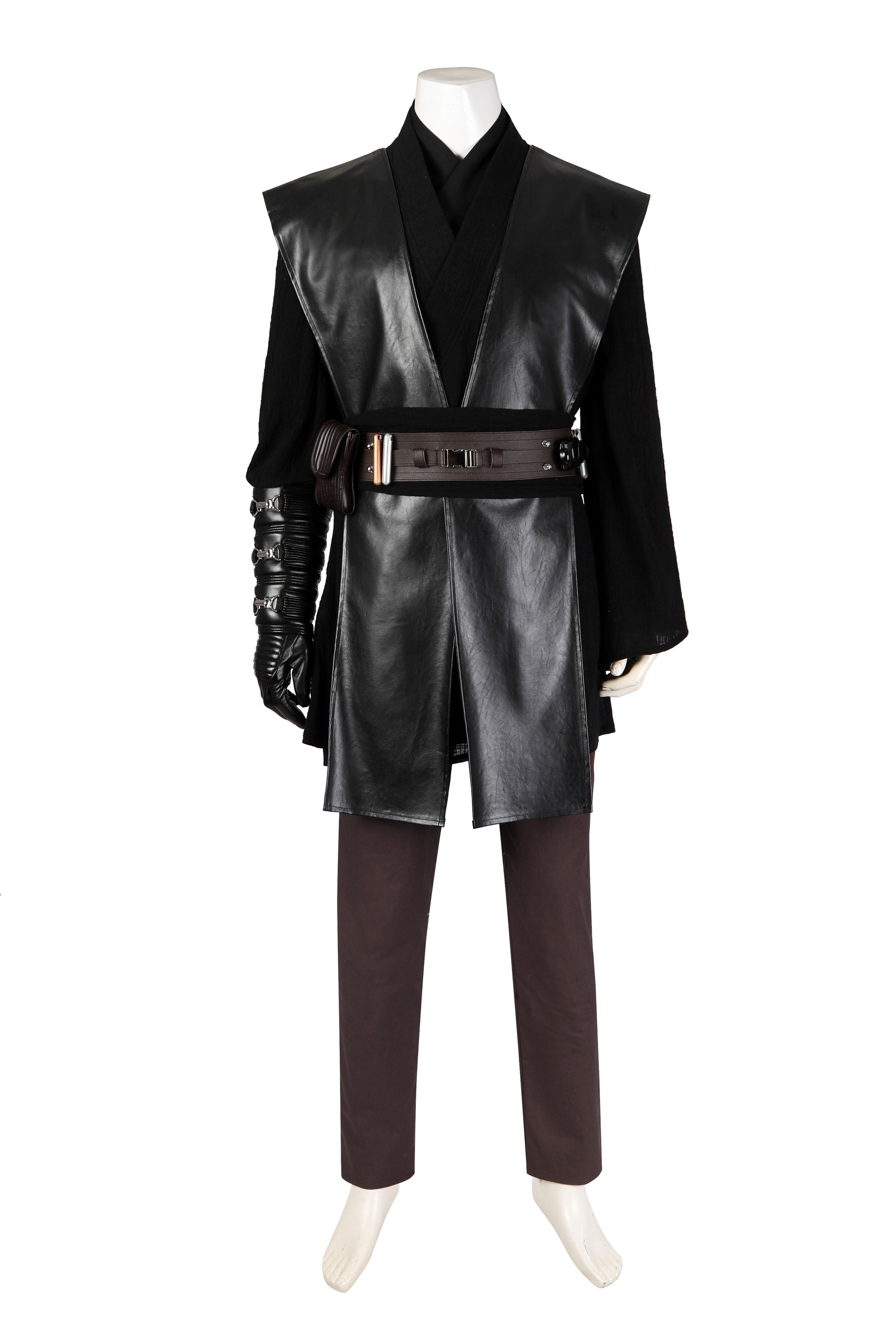 Anakin Skywalker Zwart Outfit Cosplay Kostuum