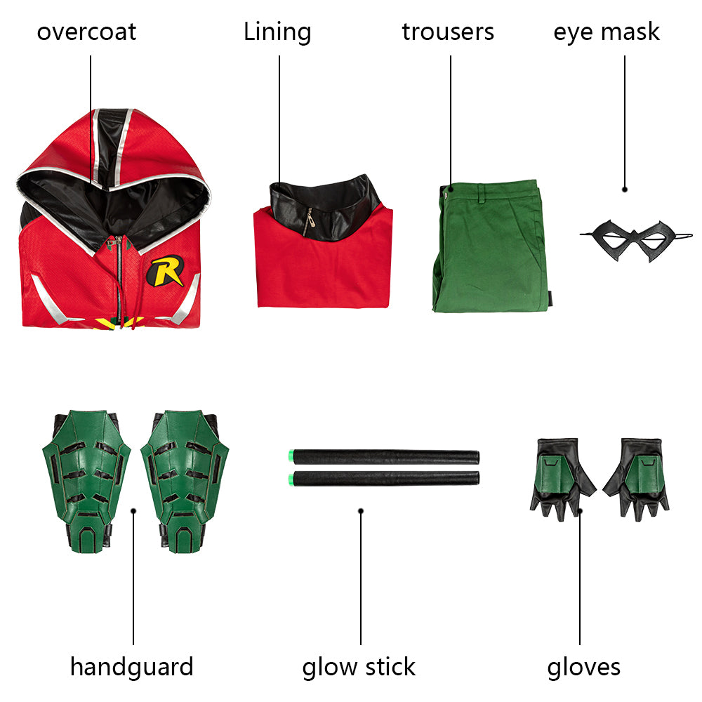 Robin Gotham Knights Cosplay Pak