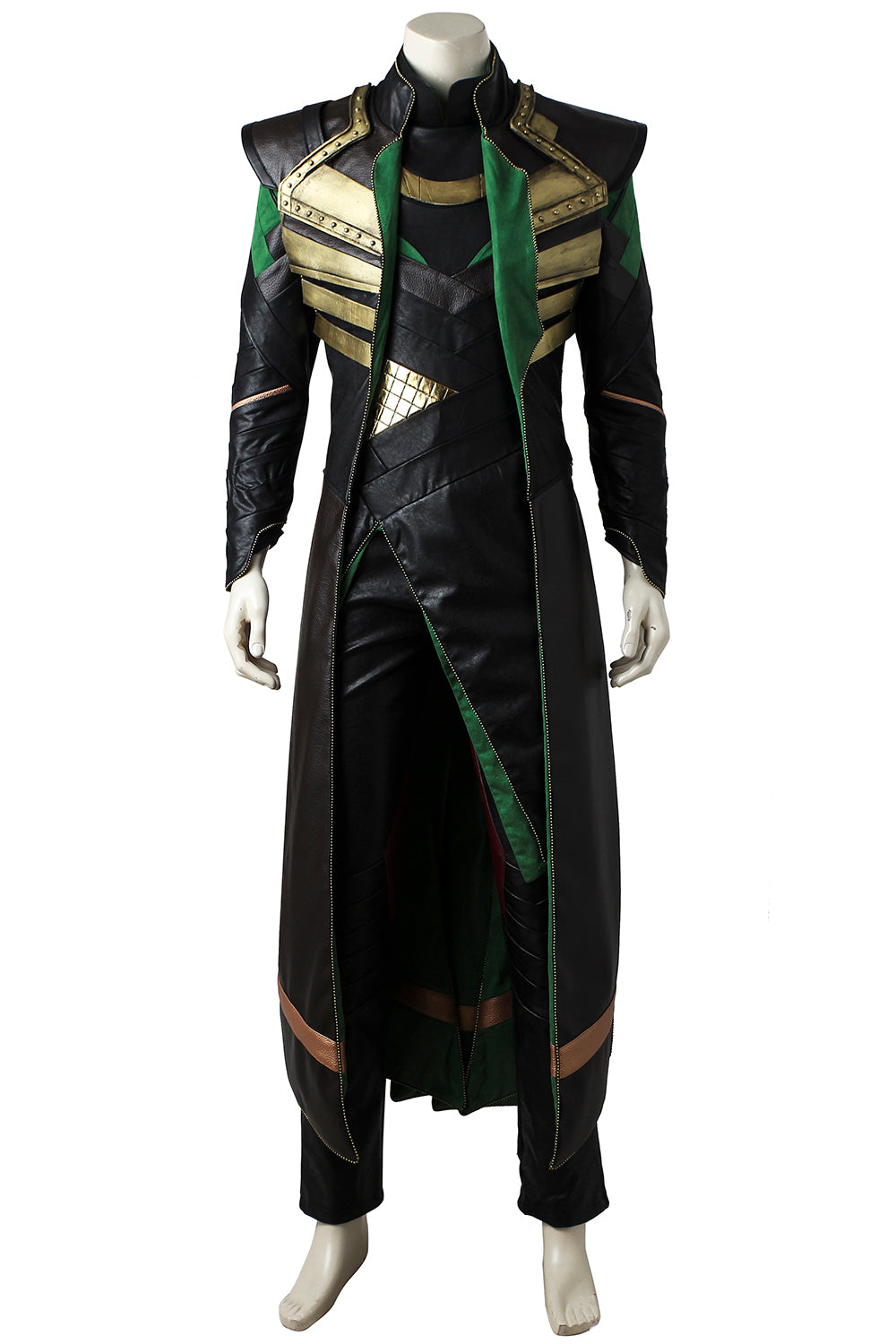 The Avengers Loki Outfit Cosplay Kostuum