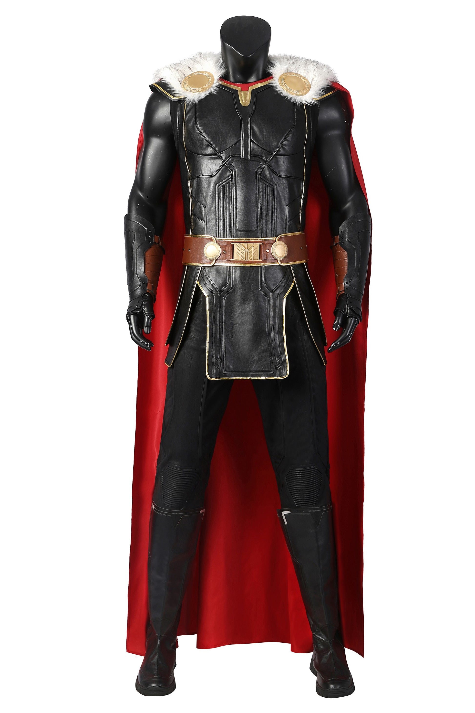Thor Zwart Outfit Cosplay Kostuum