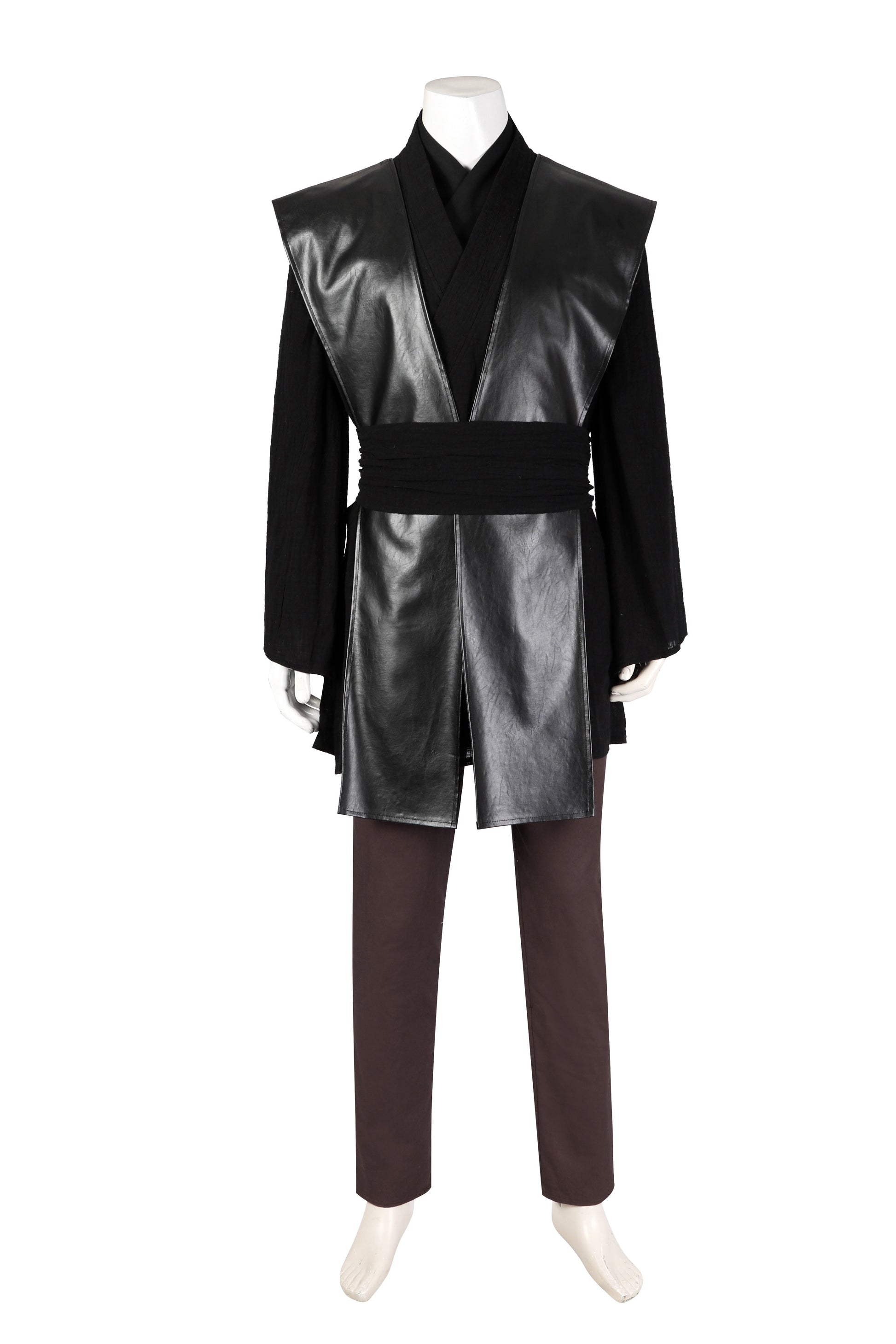 Anakin Skywalker Zwart Outfit Cosplay Kostuum