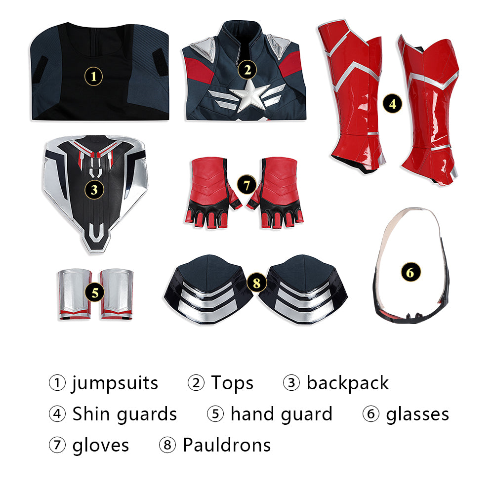 Sam Wilson Outfit Cosplay Kostuum