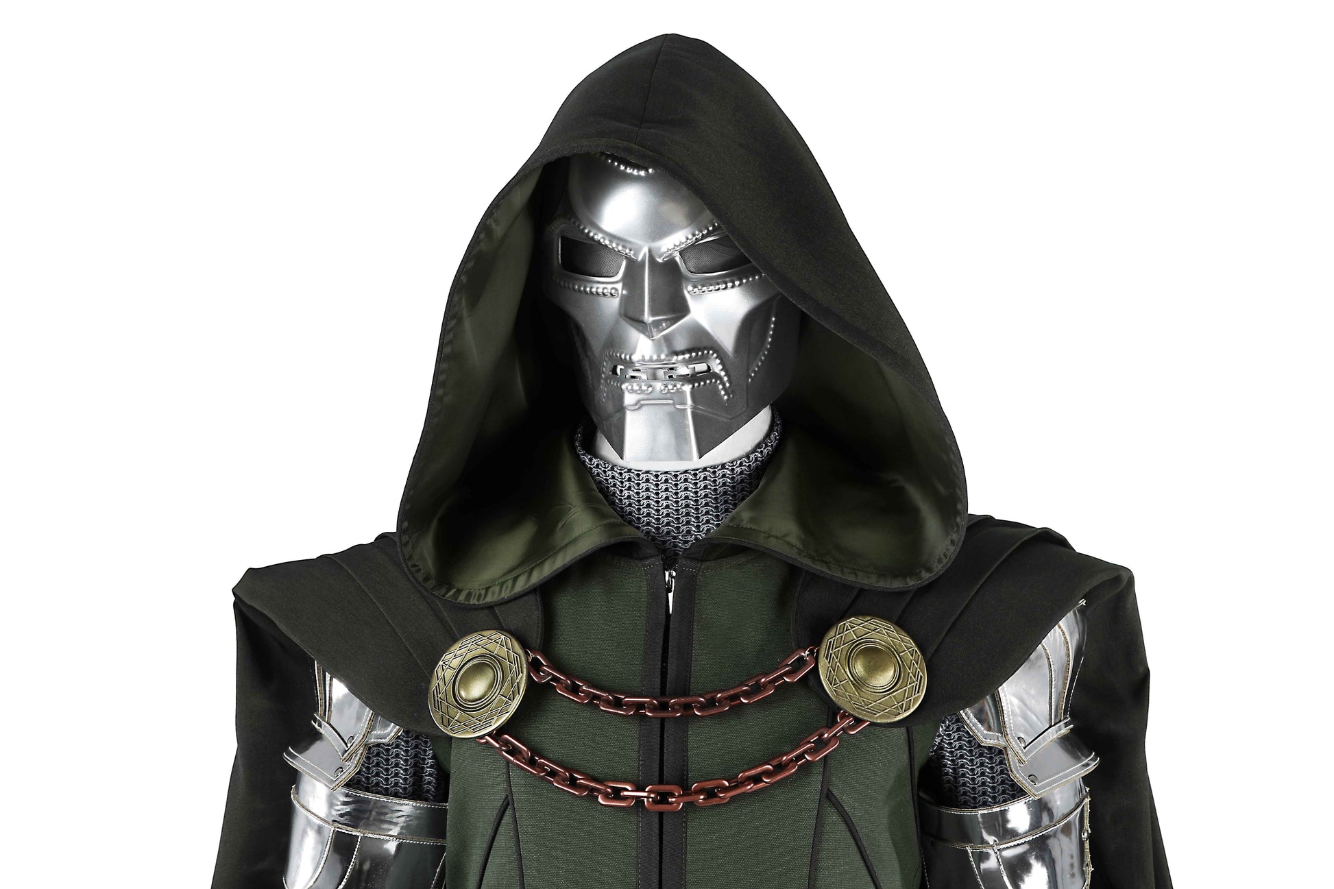 Victor Von Doom Zwart Outfit Cosplay Kostuum
