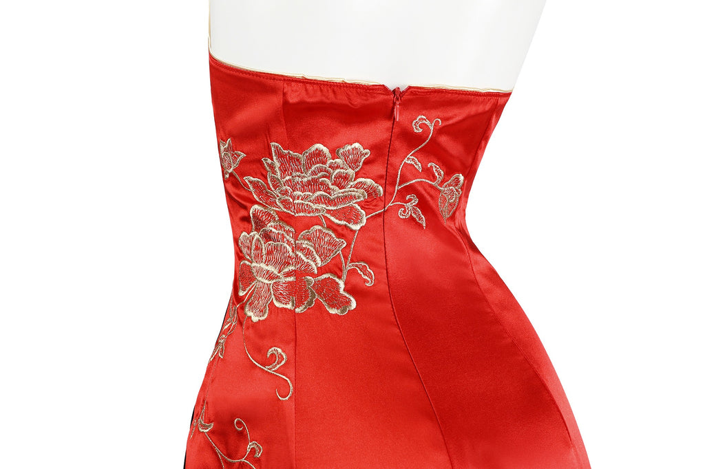 Ada Wong Cosplay Kostuum Qipao Jurk