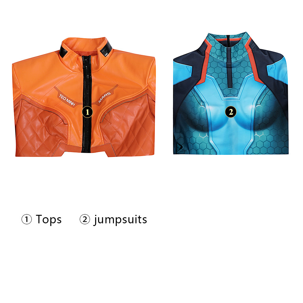 Juno Jumpsuit Cosplay Kostuum