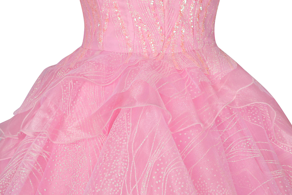 Glinda Jurk Cosplay Kostuum