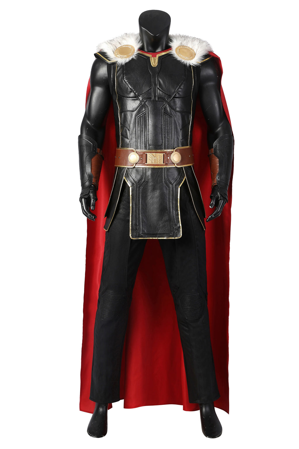 Thor Zwart Outfit Cosplay Kostuum