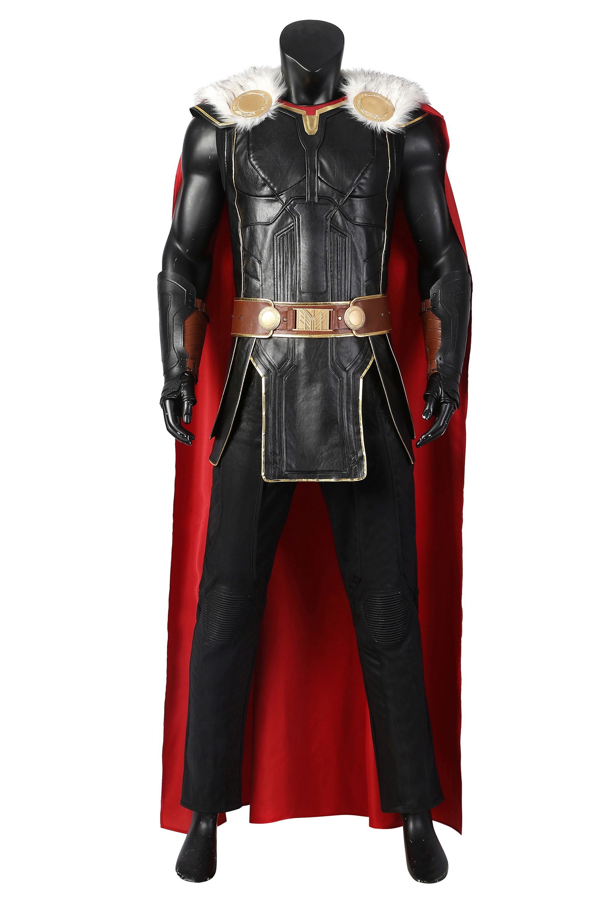 Thor Zwart Outfit Cosplay Kostuum