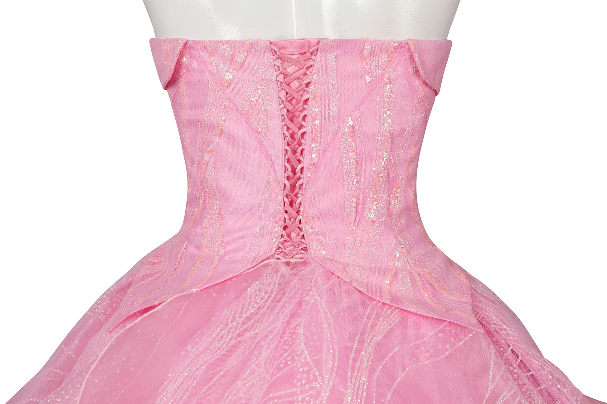 Glinda Jurk Cosplay Kostuum