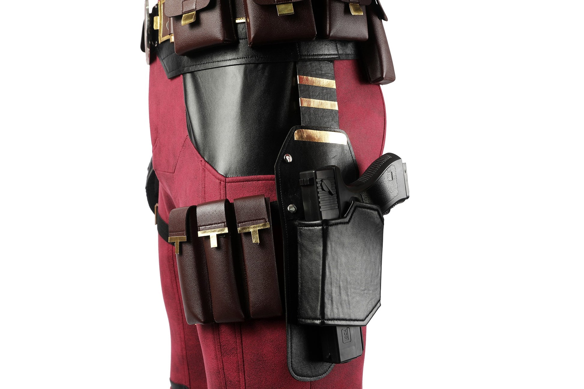 Wade Wilson Rood Outfit Cosplay Kostuum