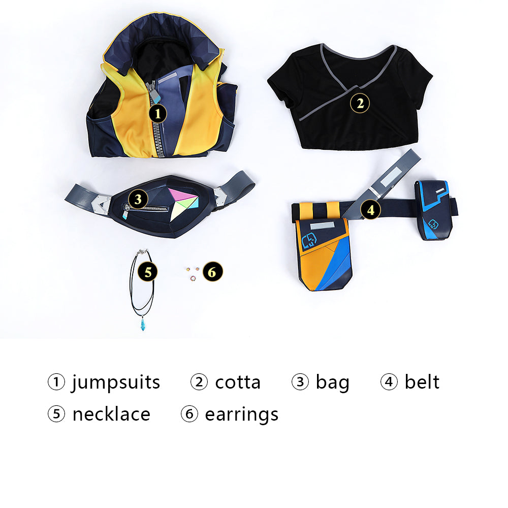 Waylay Outfit Cosplay Kostuum