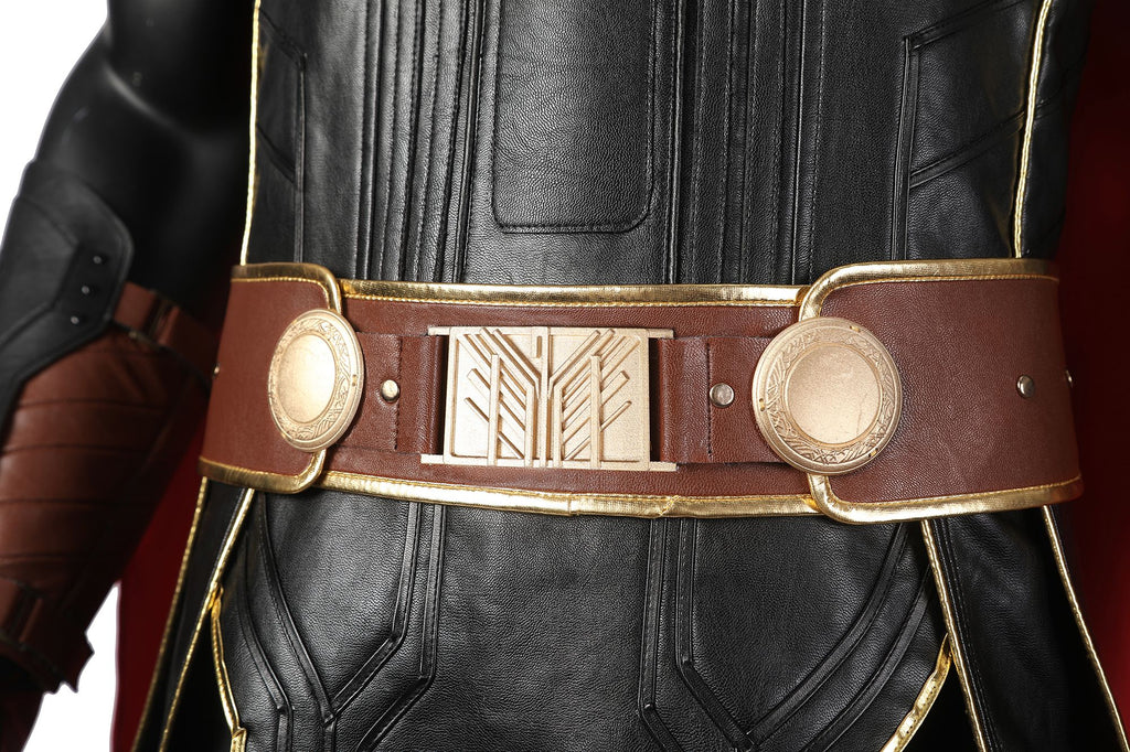 Thor Zwart Outfit Cosplay Kostuum