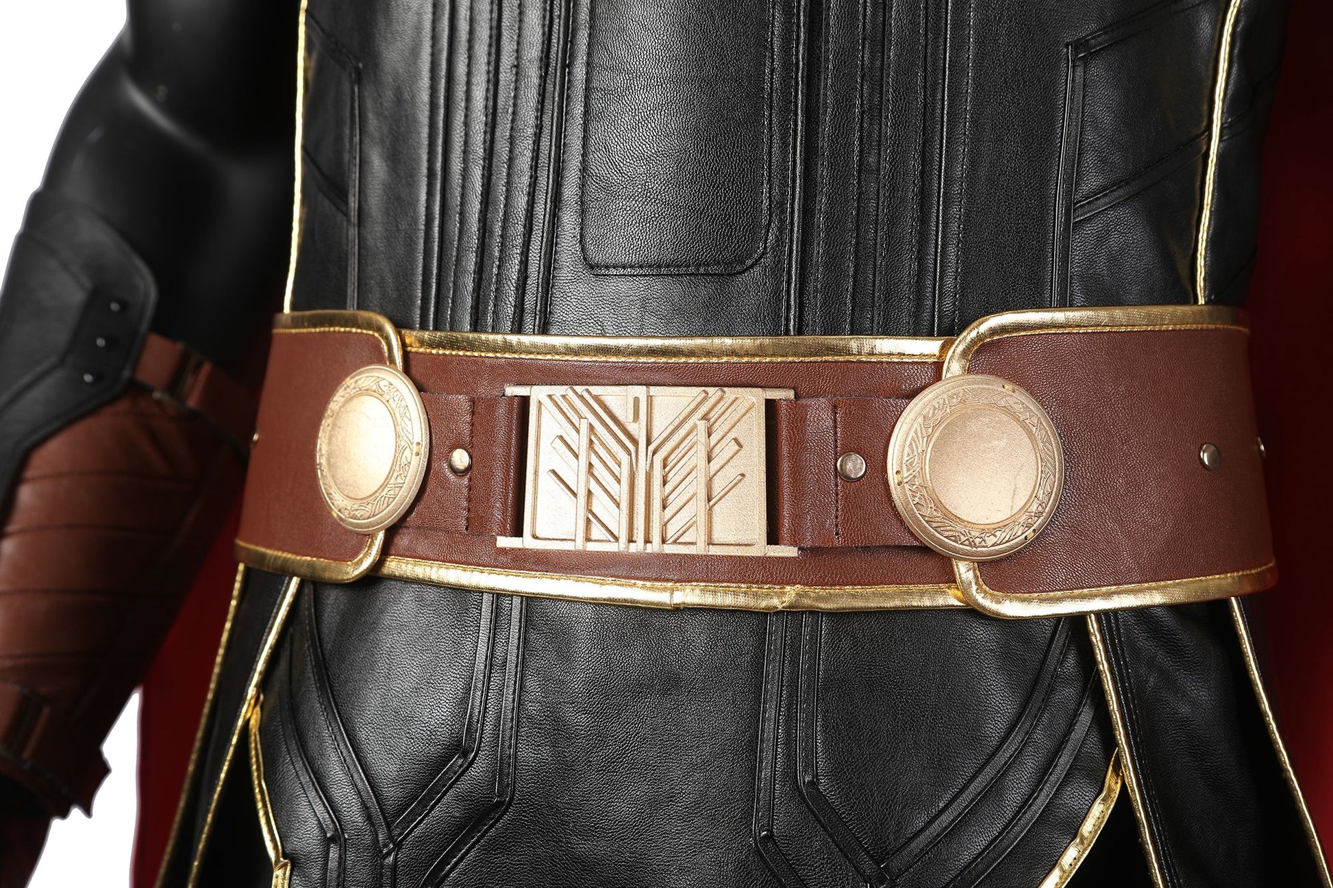 Thor Zwart Outfit Cosplay Kostuum