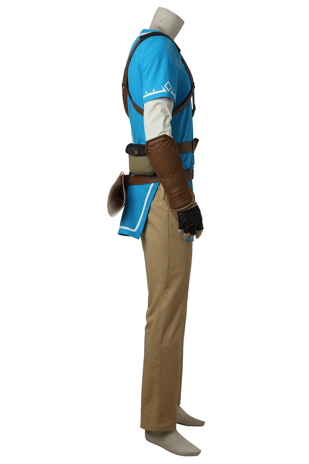 Link Blauw Outfit Cosplay Kostuum