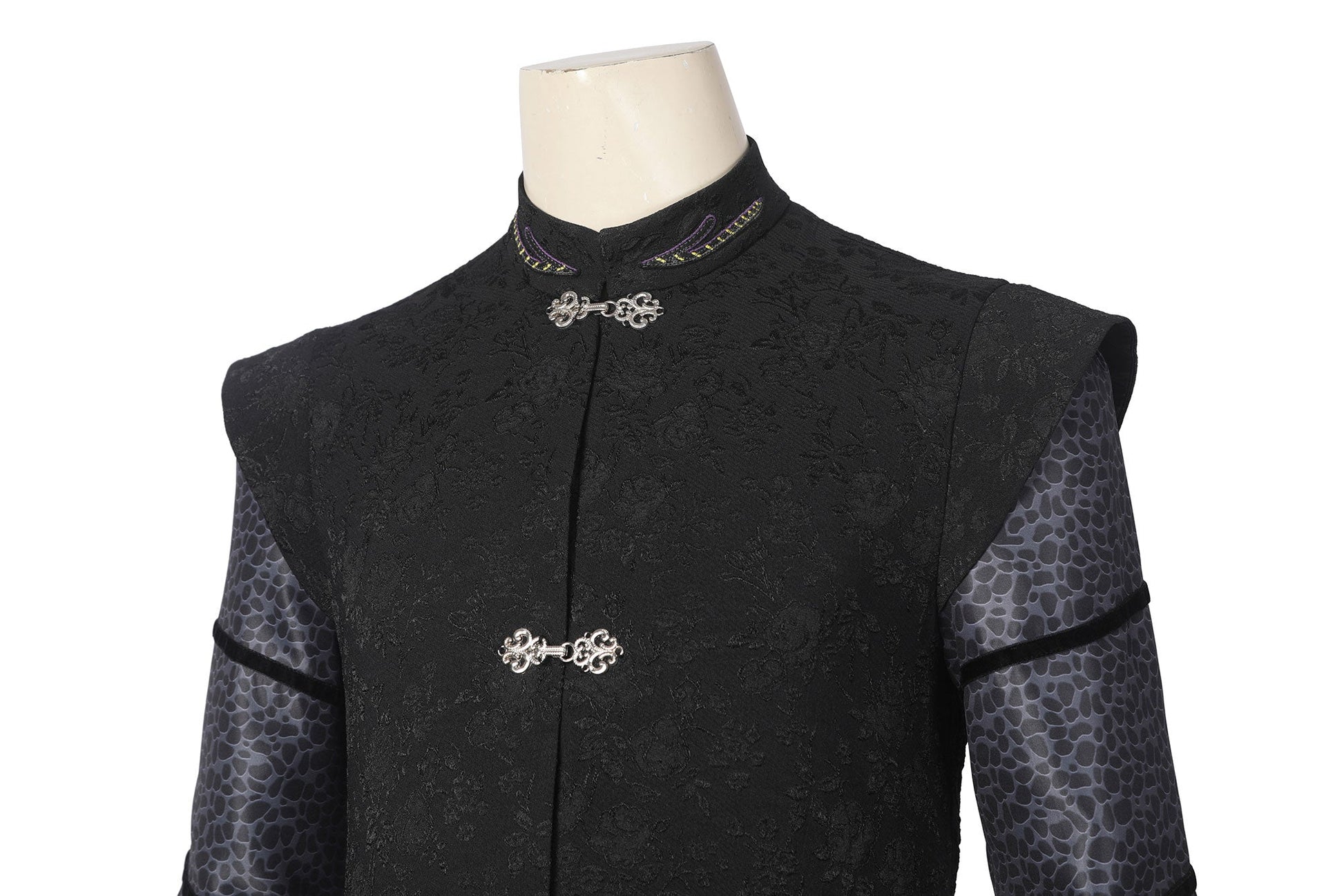 Daemon Targaryen Zwart Outfit Cosplay Kostuum