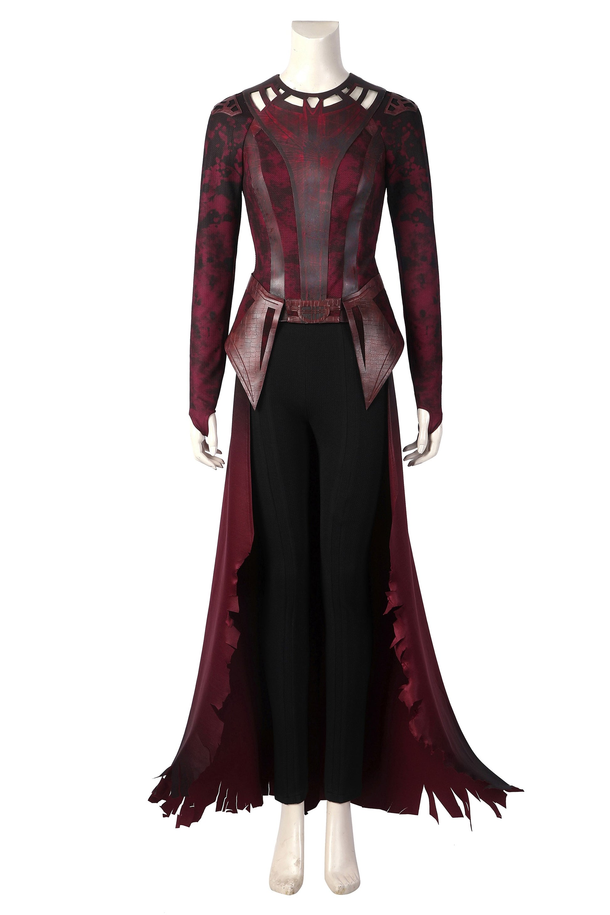 Wanda Scarlet Witch Cosplay Pak Volledige Uitrusting Van De Scharlaken Heks