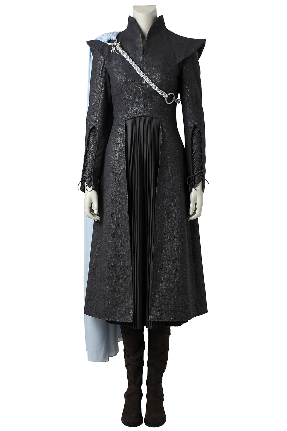 Daenerys Targaryen Zwart Outfit Cosplay Kostuum
