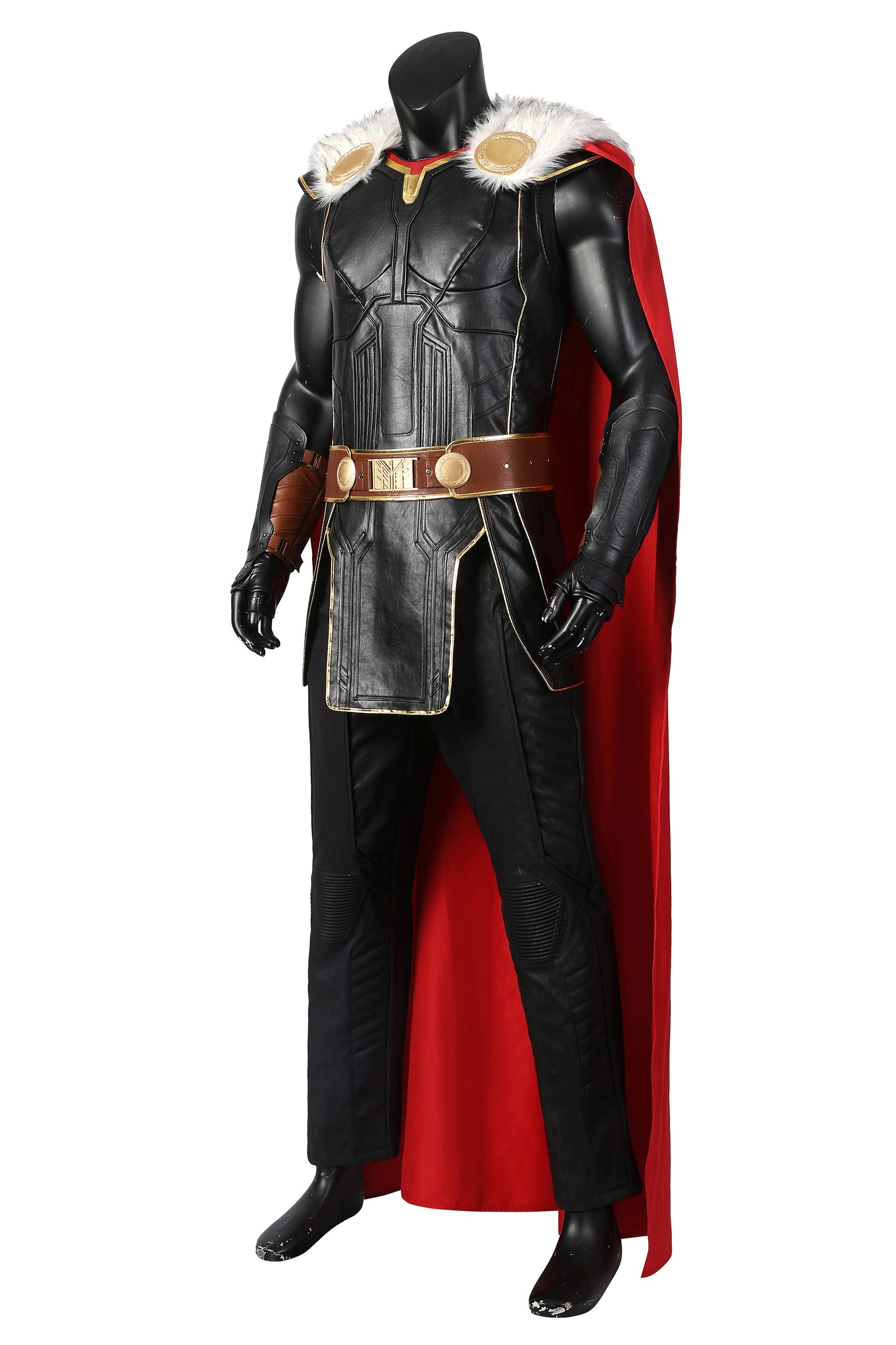 Thor Zwart Outfit Cosplay Kostuum