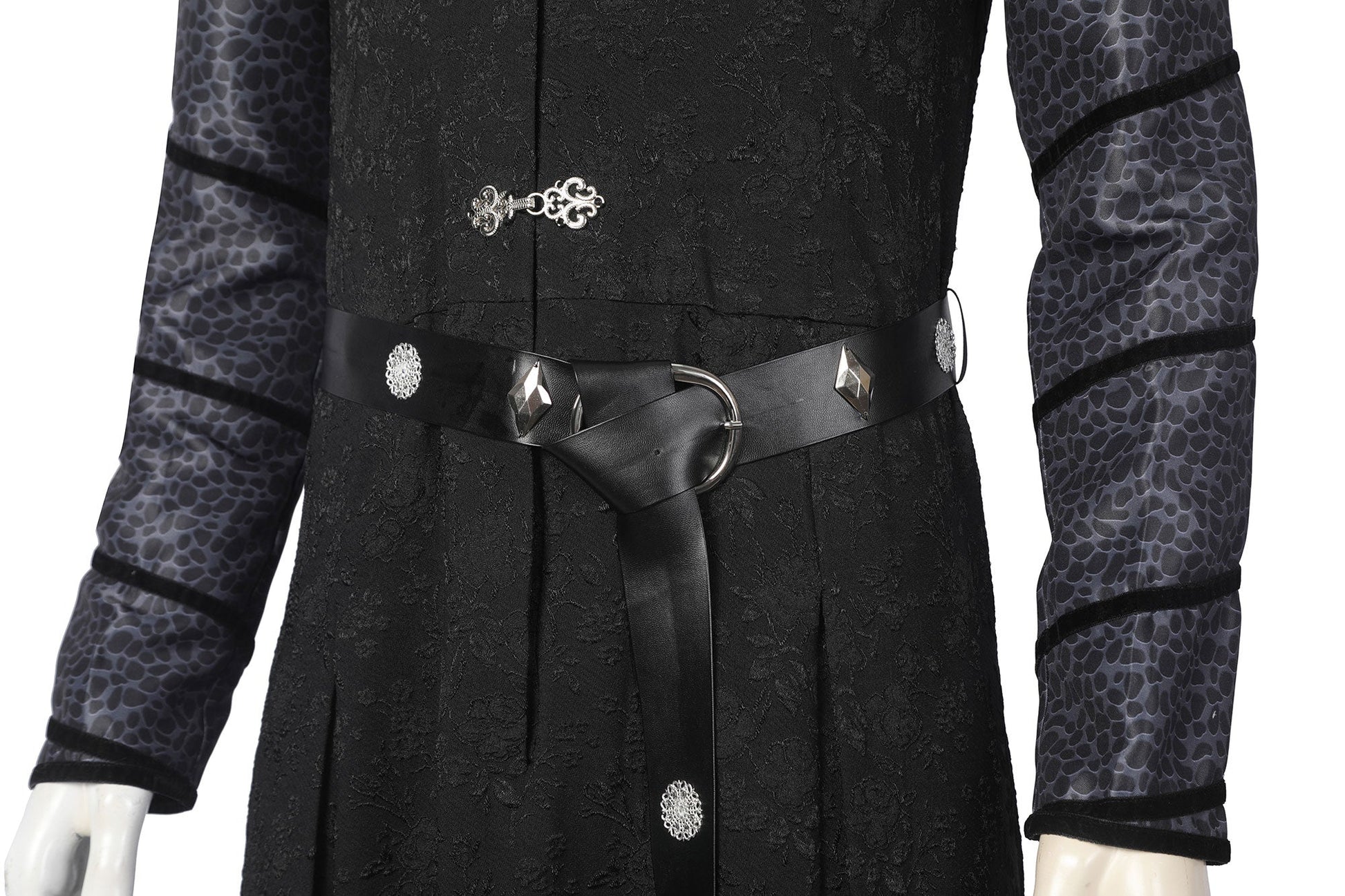 Daemon Targaryen Zwart Outfit Cosplay Kostuum