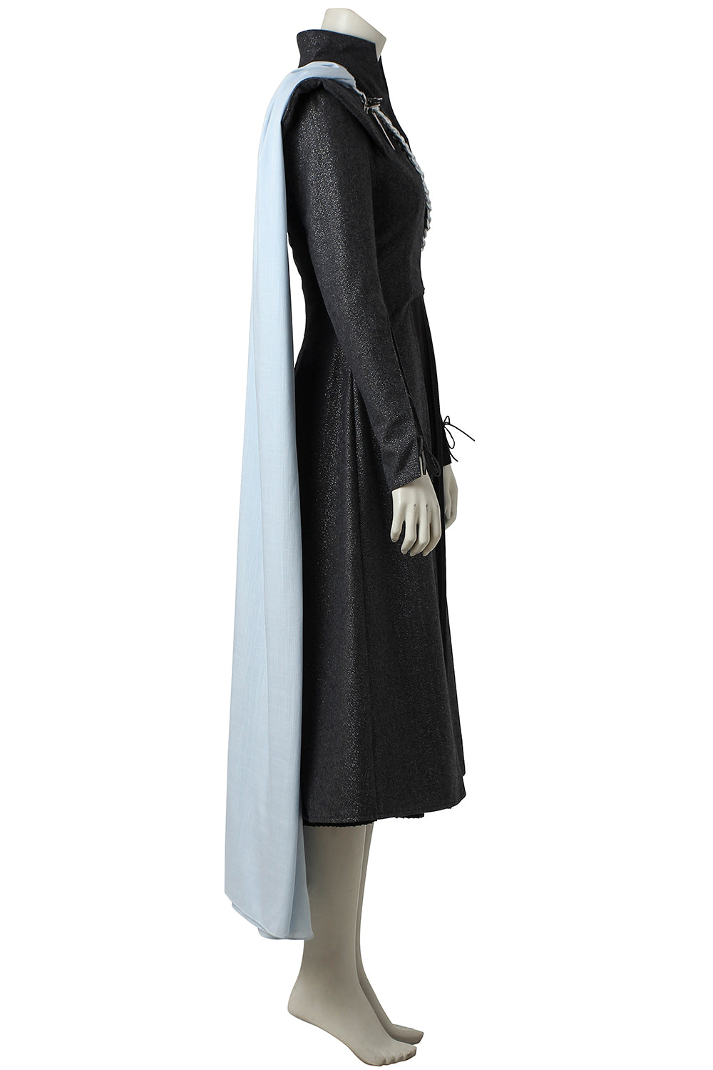 Daenerys Targaryen Zwart Outfit Cosplay Kostuum