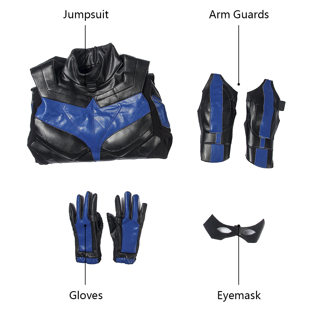 De Titans Nightwing Dick Grayson Cosplay Pak