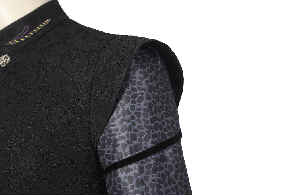 Daemon Targaryen Zwart Outfit Cosplay Kostuum