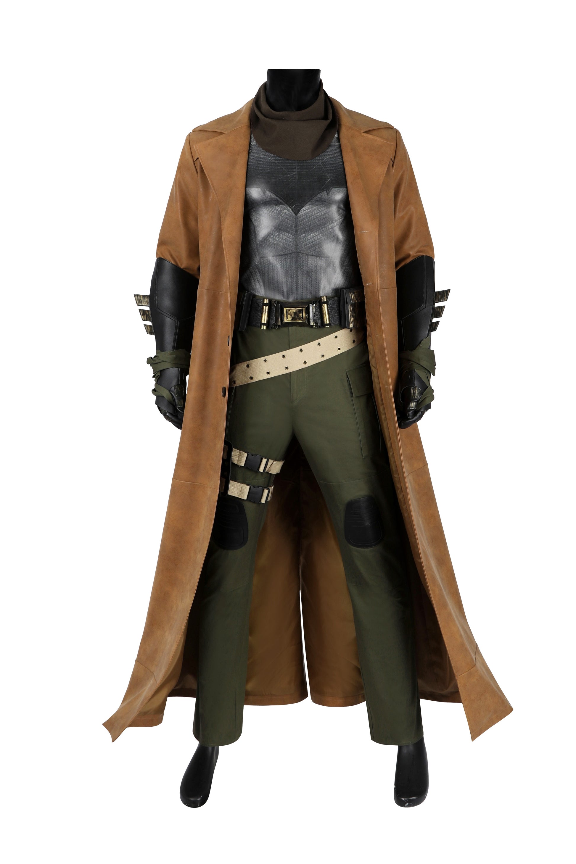 Bruce Wayne Cosplay Kostuum Bruin Outfit