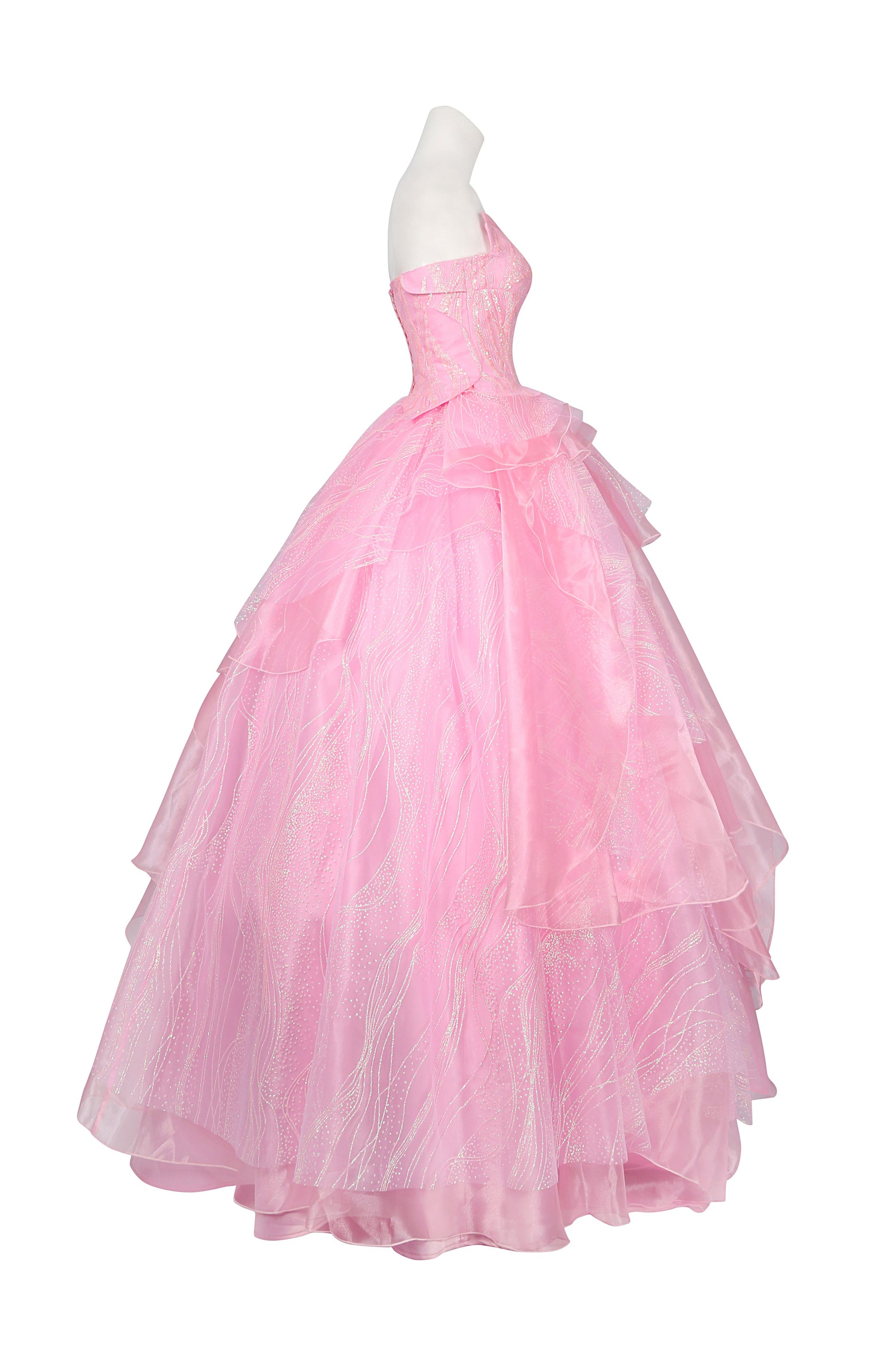 Glinda Jurk Cosplay Kostuum