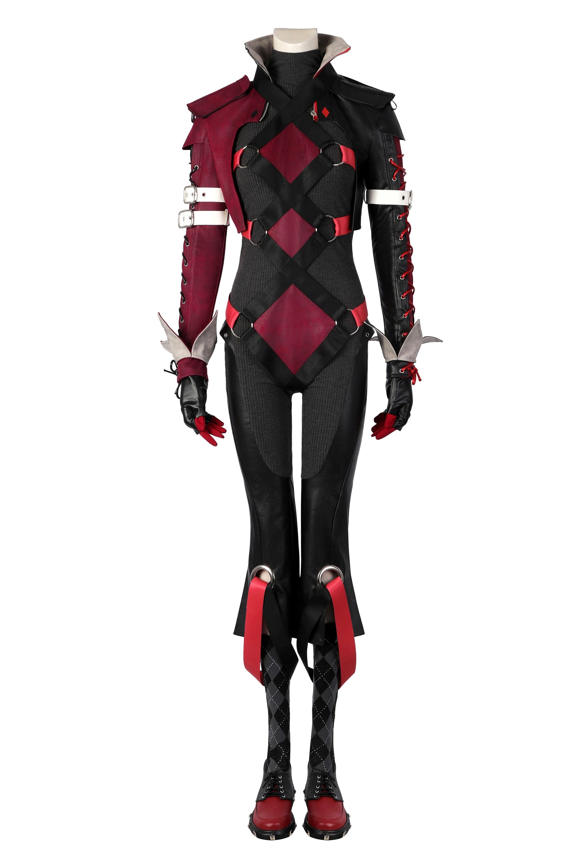 Harley Quinn Boss Outfit Cosplay Kostuum