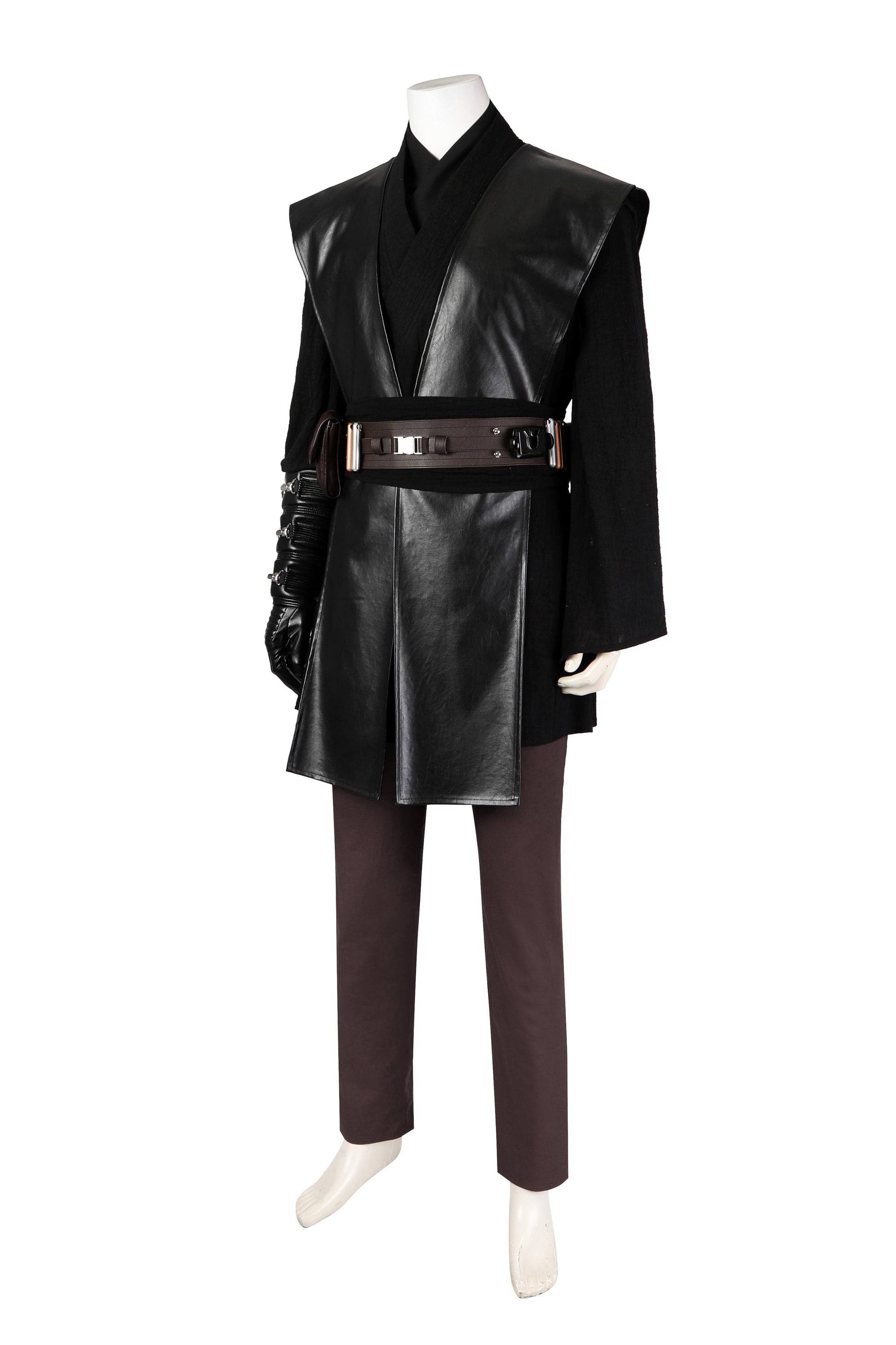 Anakin Skywalker Zwart Outfit Cosplay Kostuum