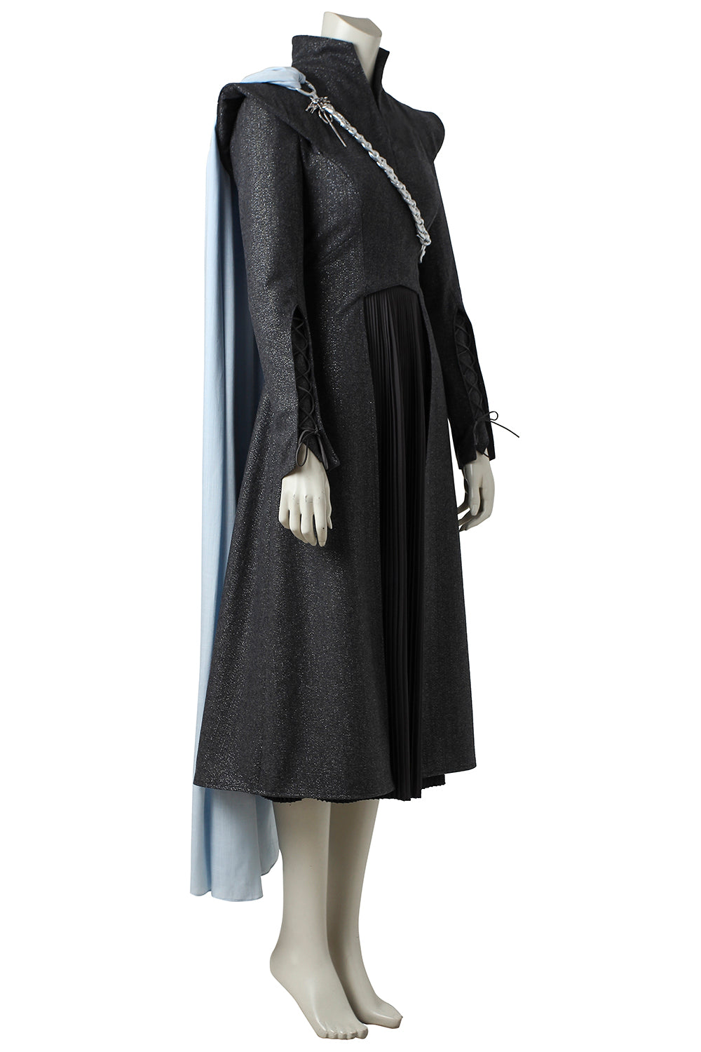 Daenerys Targaryen Zwart Outfit Cosplay Kostuum